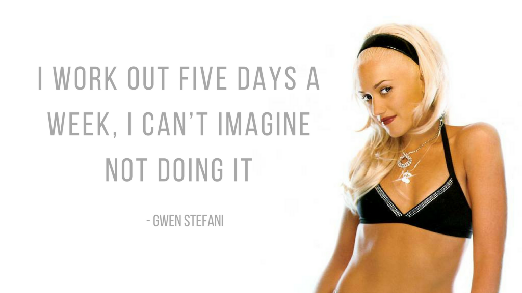 Gwen Stefani Fitness