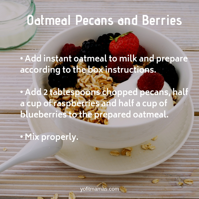 oatmeal pecans berries